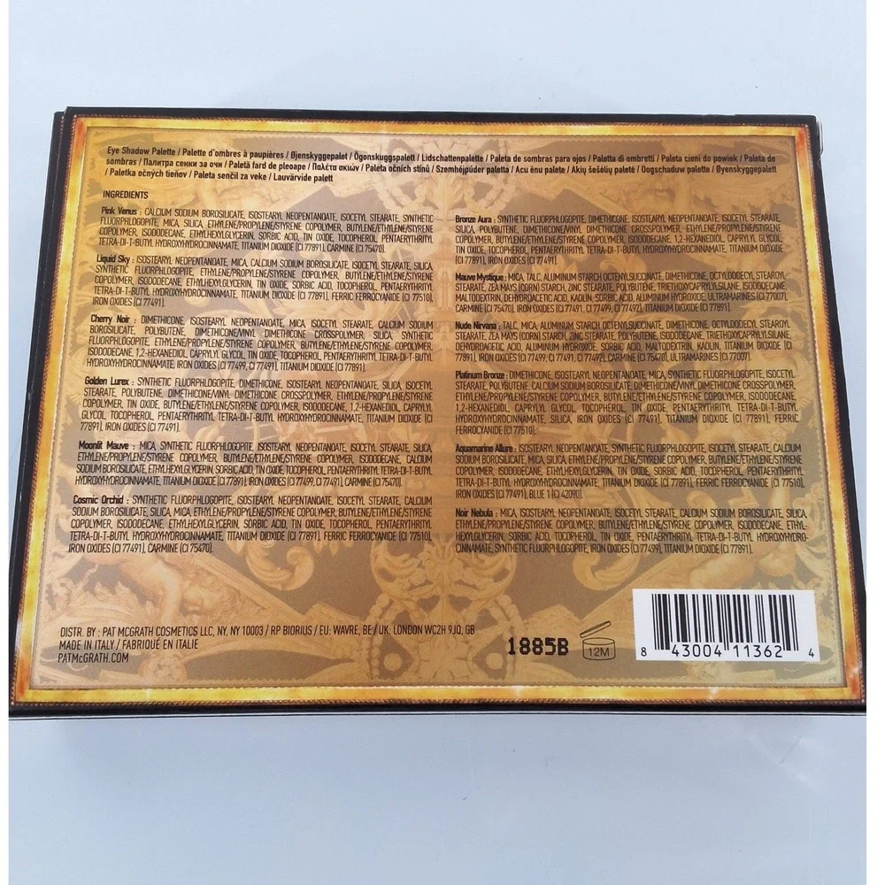 Pat McGrath Labs Gilded Nirvana Mega Eyeshadow Palette 12 Shades Limited Edition